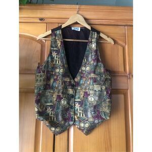 Sostanza Vintage Printed Building Clock SZ S